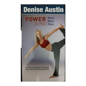 VHS Power Zone Mind Body Soul 40 Minutes Color 2003 Yoga Pilates Stretches Vtg